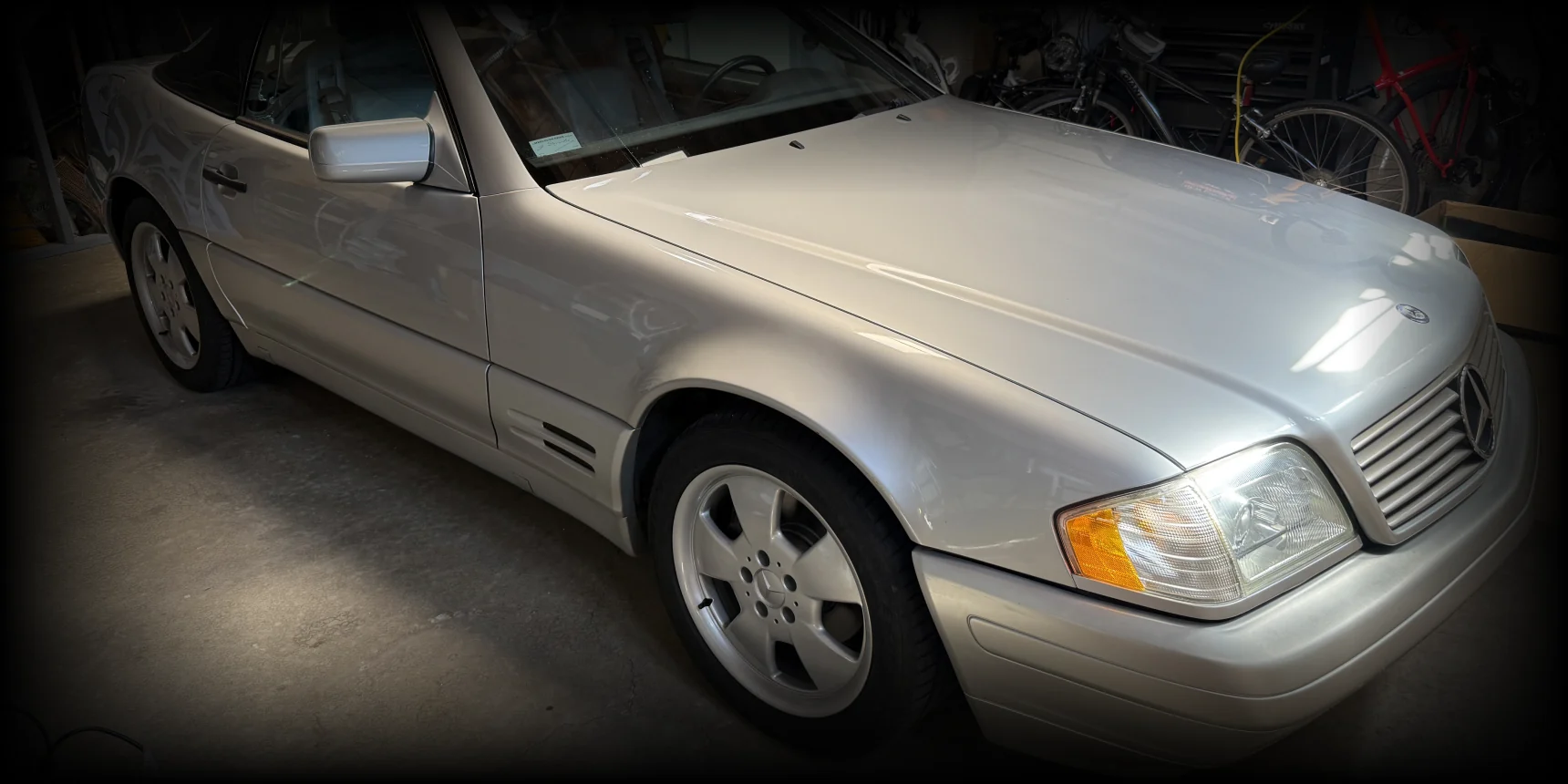 Silver Mercedes after paint correction